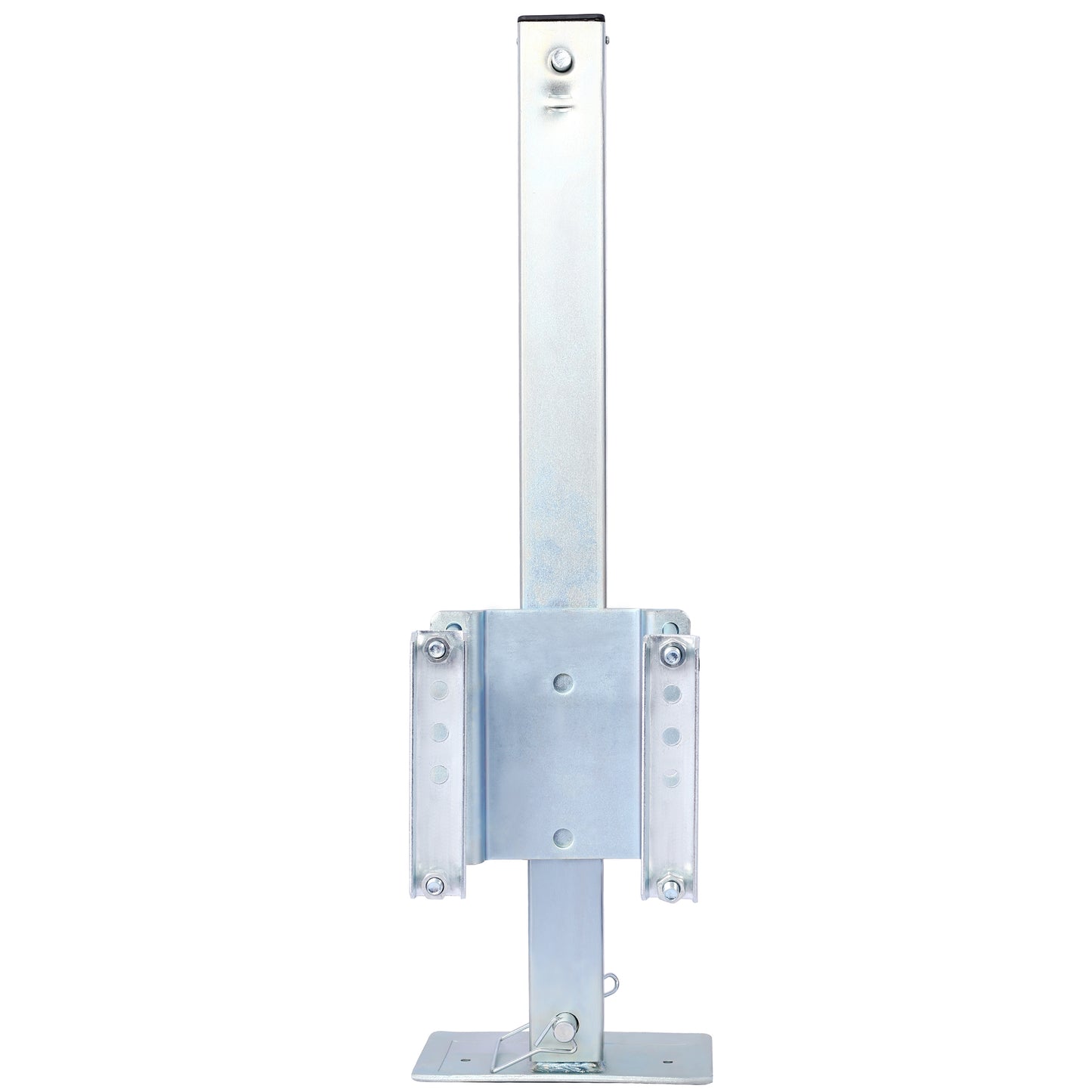Heavy Duty Trailer Jack, Fixed Mount Jack W Drop Leg, 28.6 In. Of Lift, Max Load 2,500 Lbs