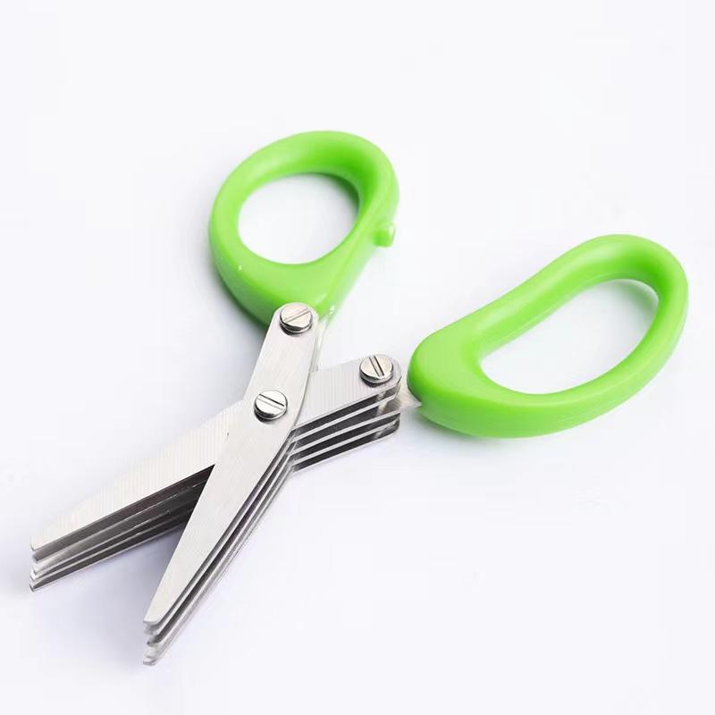 Multifunctional Multi-layer Kitchen Scissors Suitable For Cutting Onions, Vegetables And Spices