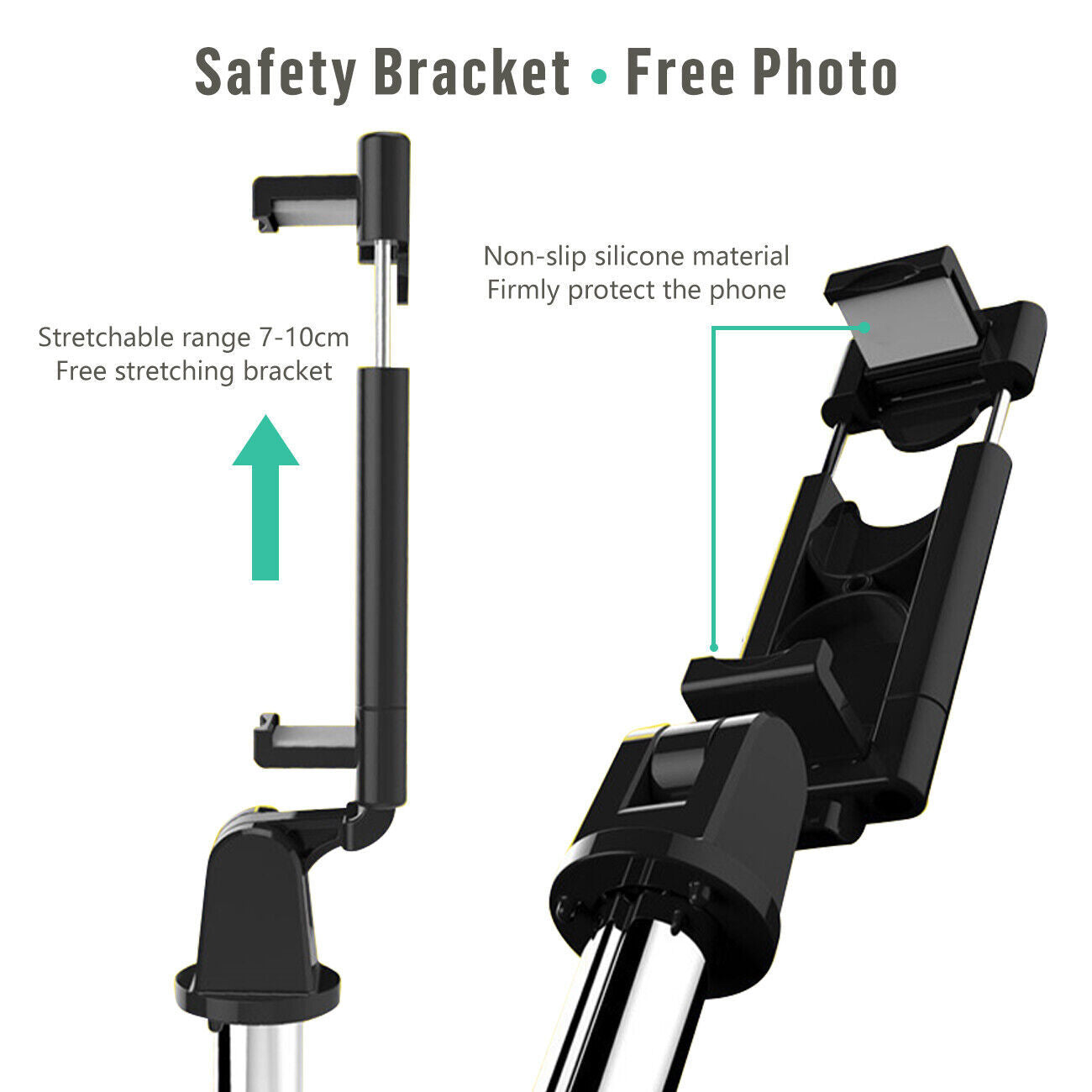 3-in-1 Universal Selfe Sick Tripod Stand For Cell Phone With Bluetooth Remote