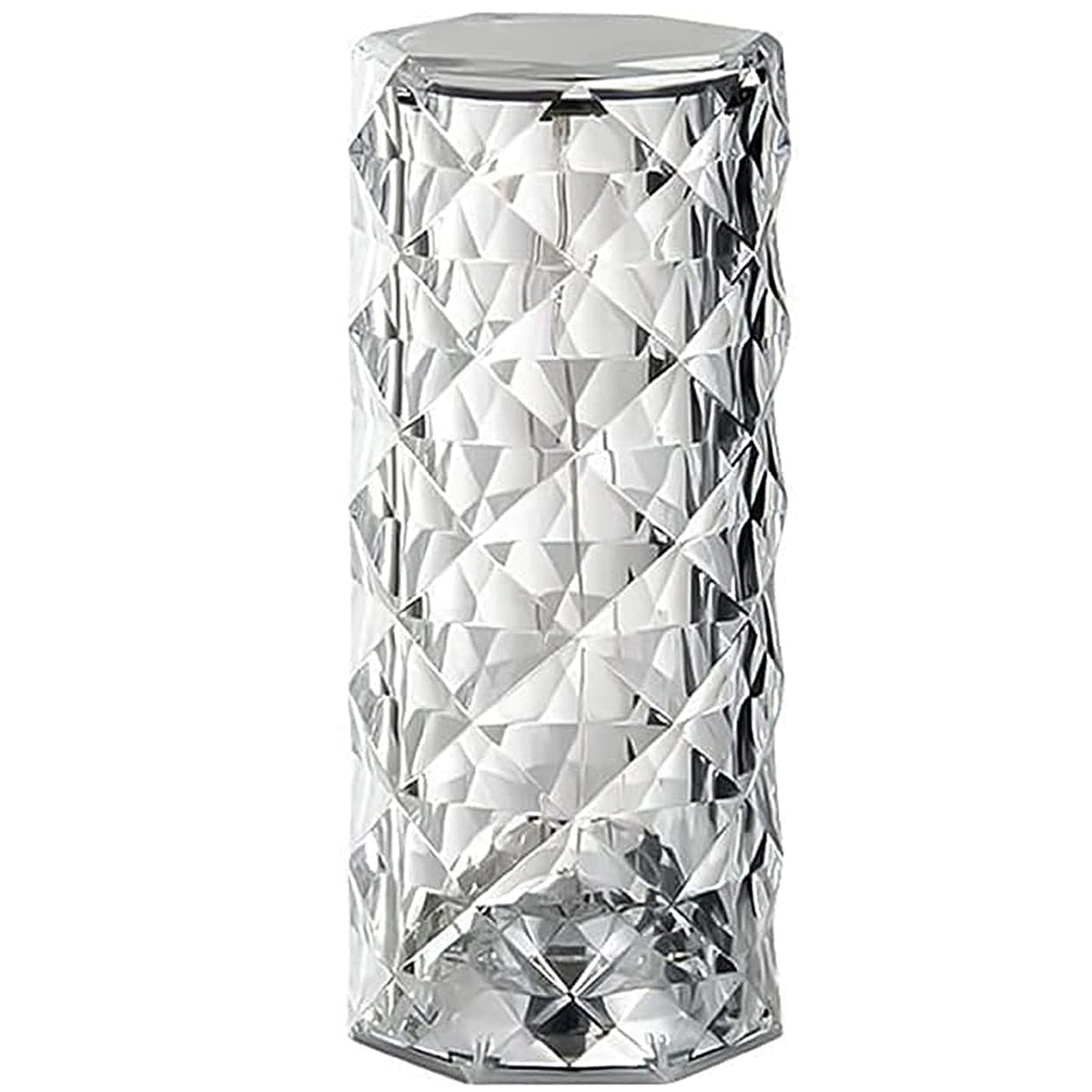 Crystal Diamond Rose Table Lamp Dimmable Remote Touch Control Beside LED Night Light Rechargeable 16 Color Change Atmosphere Bar Lamp