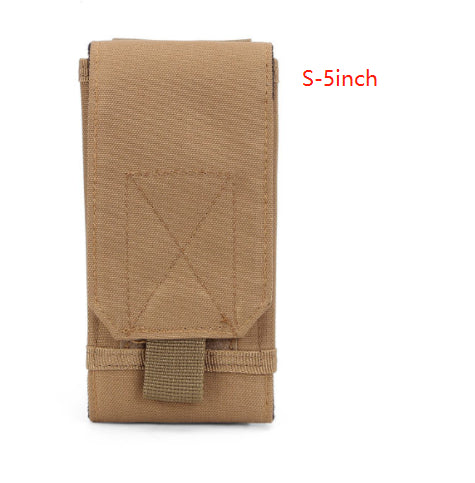 Molle Mobile Phone Bag Waist Bag Men's Sports Running Coin Purse Universal Multifunctional Vertical Belt Portable Wear Belt
