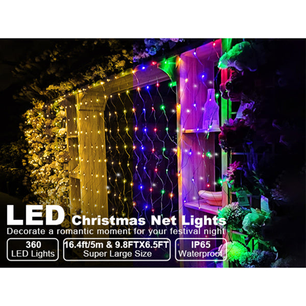 3X2 Meter 360 Light, LED Christmas Light, Indoor And Outdoor Decoration