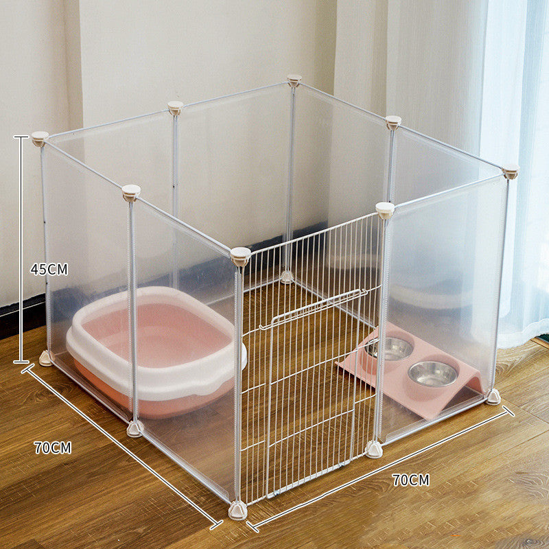 Pet Isolation Door Guard Rail Cat Cage