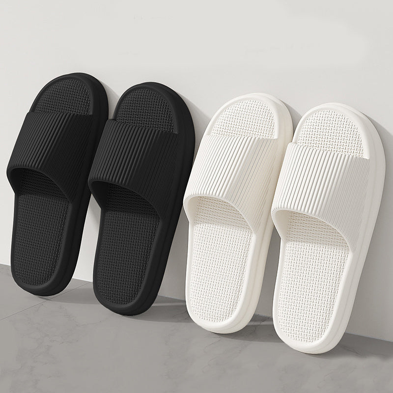 Spring Color Slippers For Women Men Soft Anti-slip Floor Bathroom Slippers Solid House Shoes
