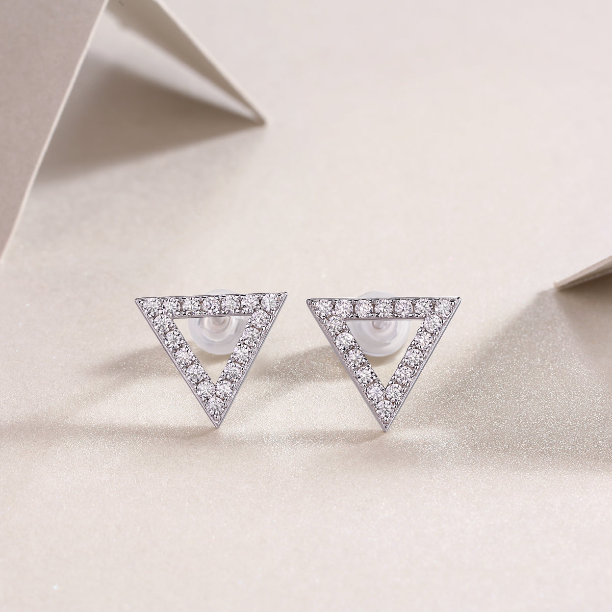 1Unique Diamond Set With Moissanite Silver Earrings Luxury Fashion Diamond Earrings Stud Earrings Prohibit TikTok sales
