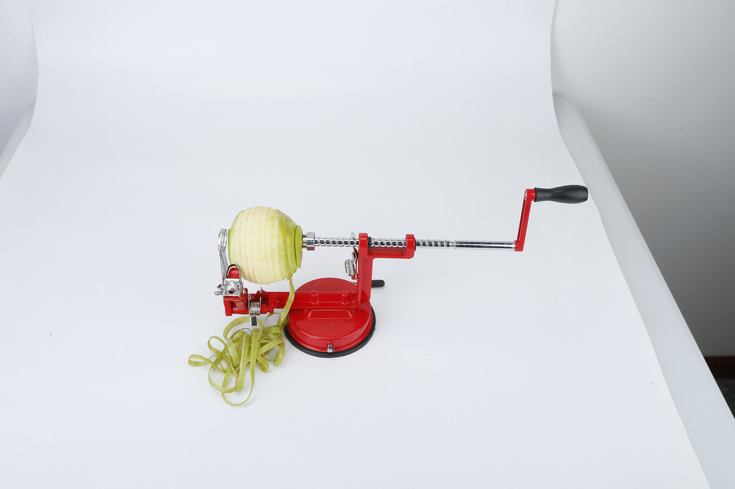 3 In 1 Fruit Peeler Manual Rotation Potato Fruit Core Slicer Kitchen Hand Cracking Corer With Zinc Alloy Peeler Suction Base