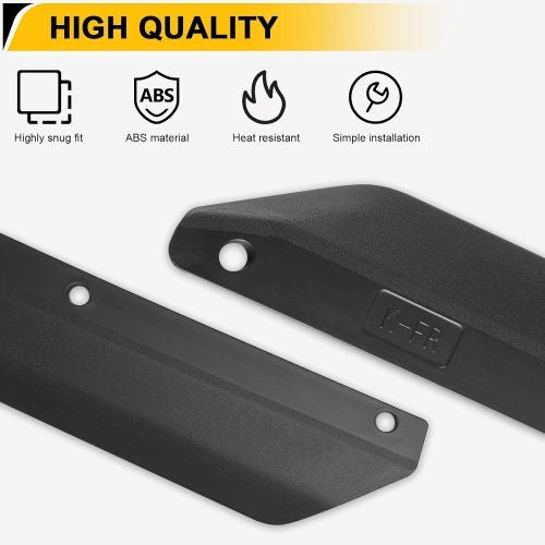 Front And Rear Fender Flares Compatible With 2007-2018 J E E P Wrangler JK JKU, Off-Road Wheel Flares Liner 4 PCS