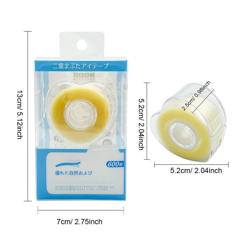 E744 Heart-shaped Curling Double Eyelid Patch S-shape