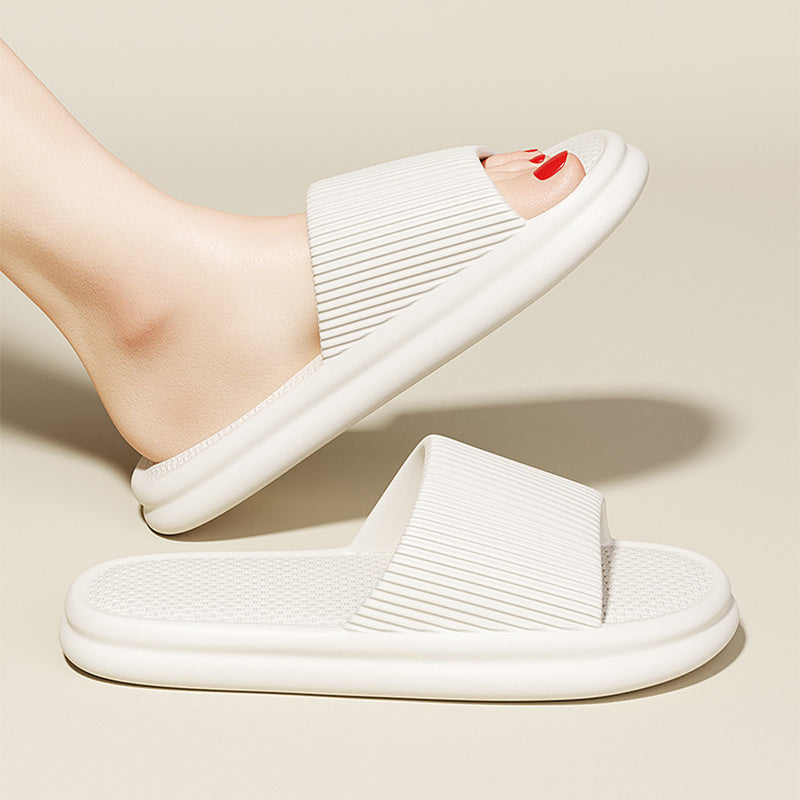 Spring Color Slippers For Women Men Soft Anti-slip Floor Bathroom Slippers Solid House Shoes