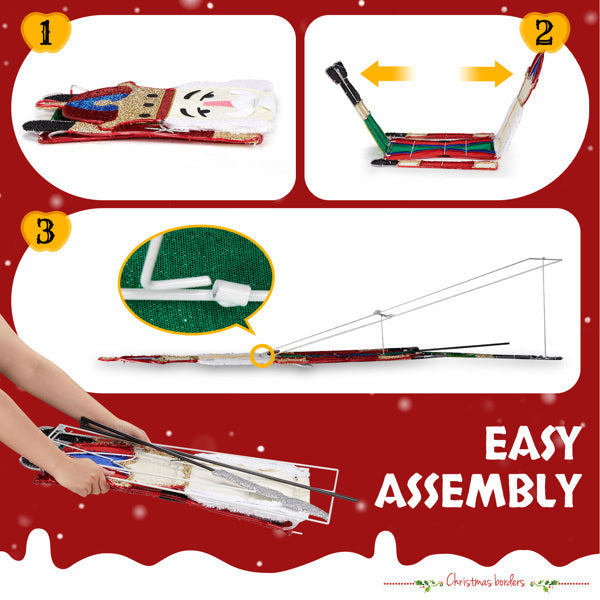 29X27X99cm, JOY Letter 2D Warm White Light, Mesh Powder 4.5V, 1.35W, Classic Elements Of Christmas Lighting