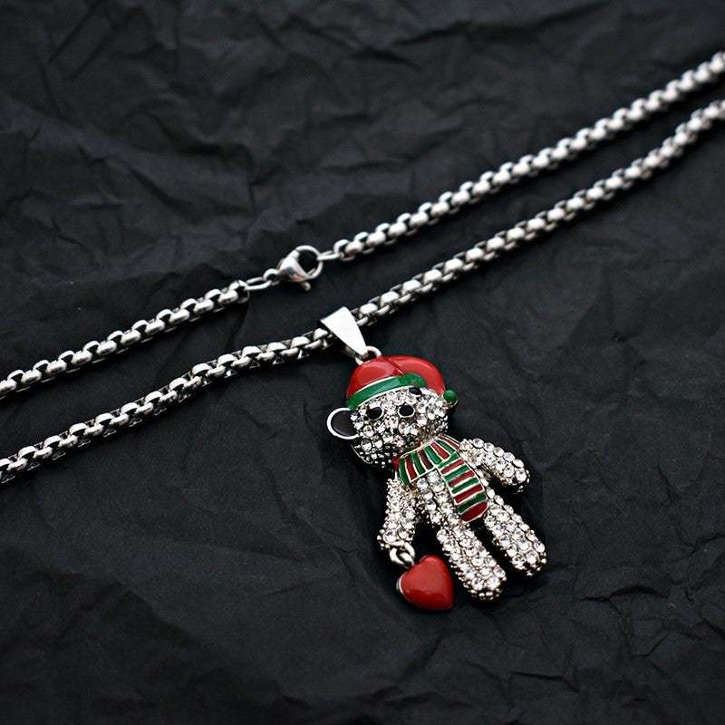 Trendy Bear Versatile Necklace Niche Jewelry Gift