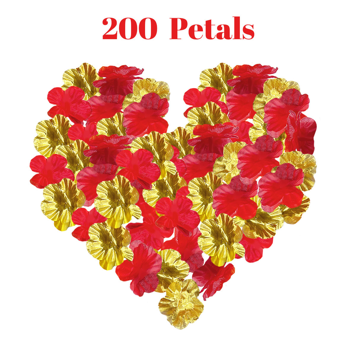 200 Pcs Artificial Silk Rose Petals