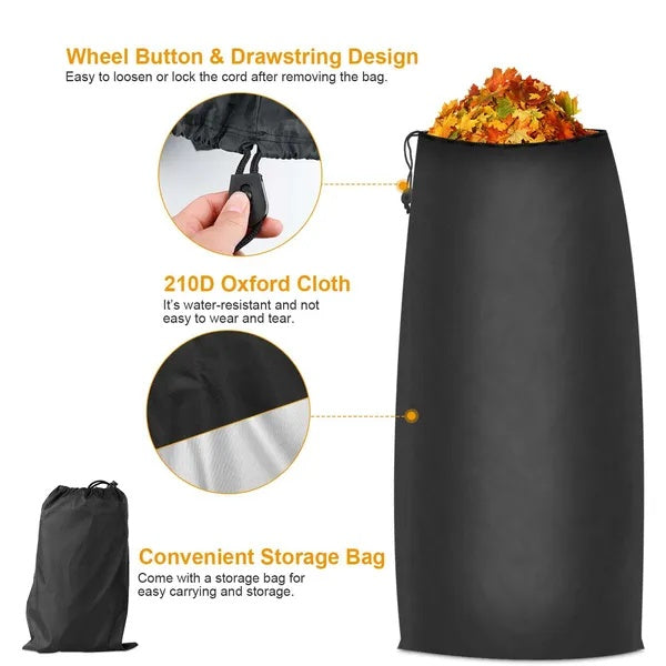 Lawn Tractor Leaf Bag 54 Cubic Feet Standard Garden Waste Collection Bag With 112in Opening