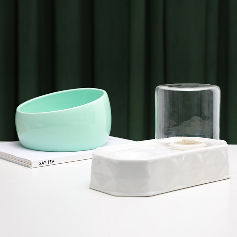 Pet water bowl cat and dog water dispenser