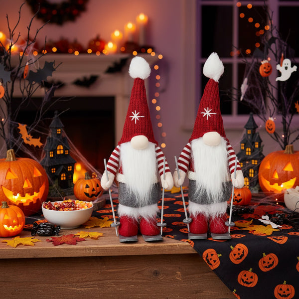 2PCS Set Christmas Gnomes Holiday Decor Cute Tabletop Ornaments For Party Gifts & Home Display FBA Shipment