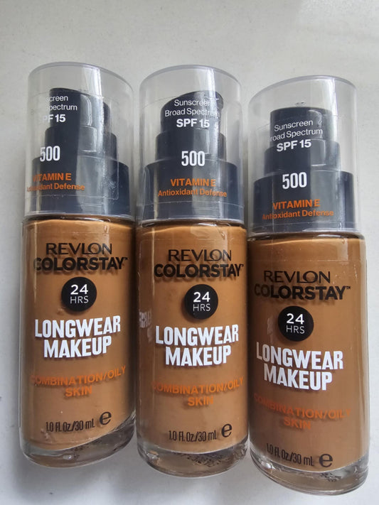 Colorstay 24hrs Longwear Makeup for Combination/Oily Skin 3pcs