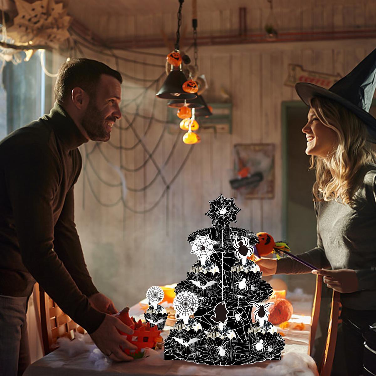 Party Spider Web Cake Stand To Enhance The Atmosphere Of Halloween Party