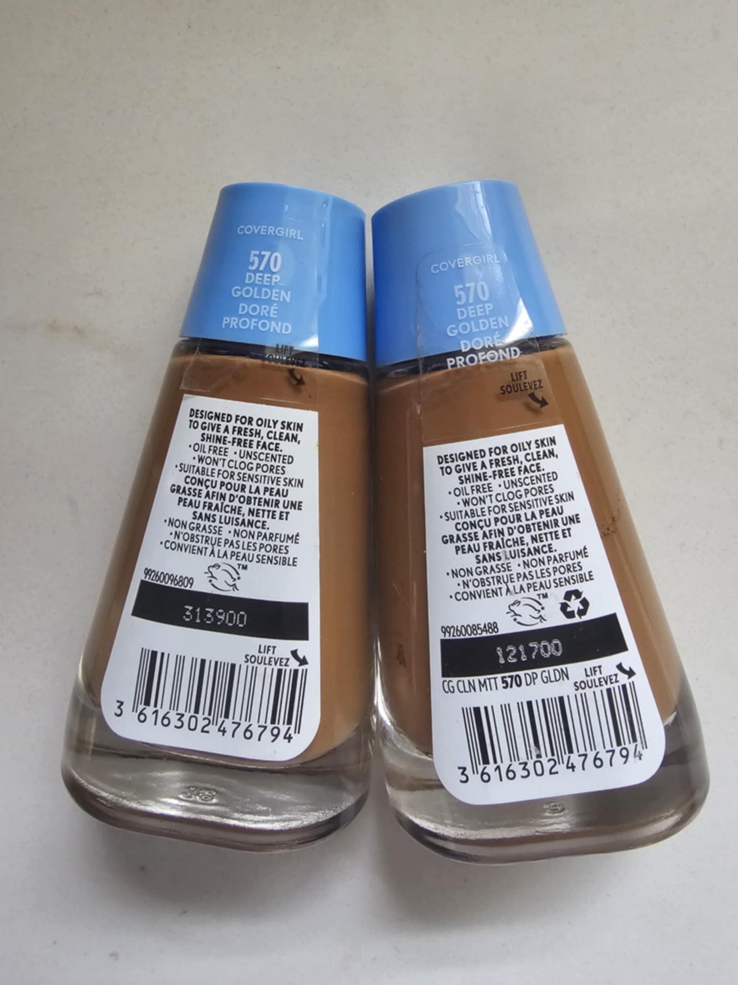 Clean Matte Liquid Foundation 2pcs