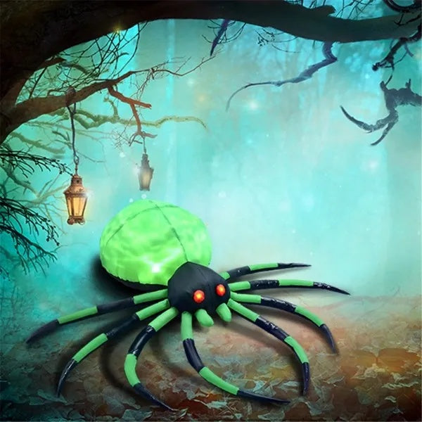 Halloween Decoration Spider with LED Lights