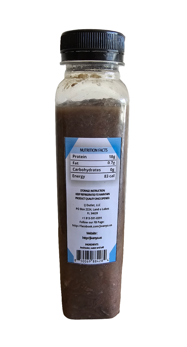 Jivanya's Ginamos Bolinao (Fermented Anchovies) 350 ML