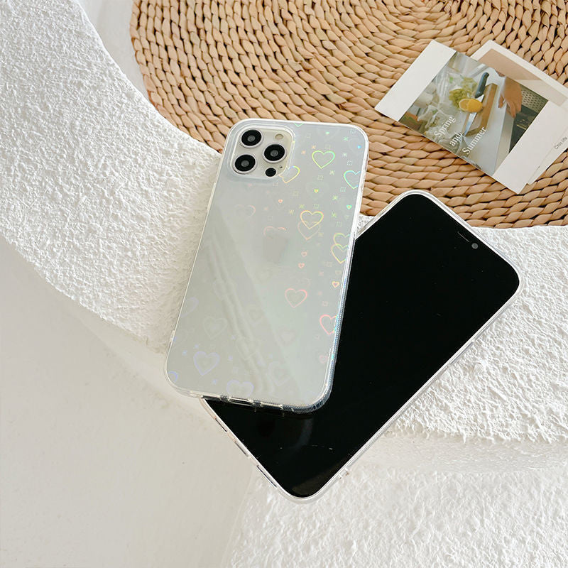 Colorful Love For Double-sided Coated Silicone Phone Case