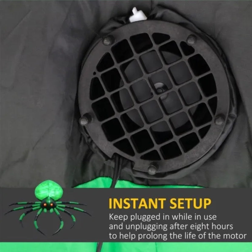 Halloween Decoration Spider with LED Lights