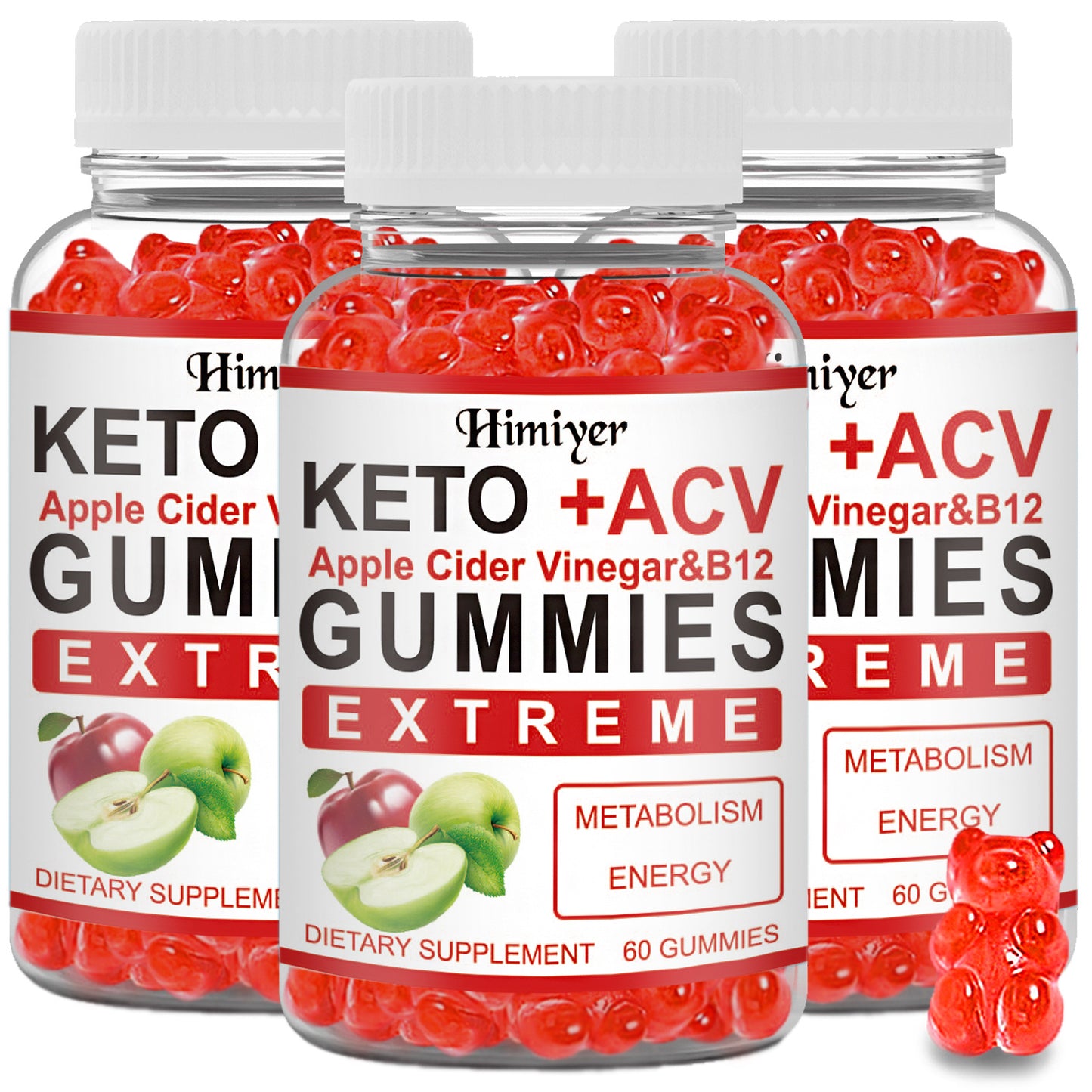 Malic Keto plus Apple Cider Vinegar Gummies