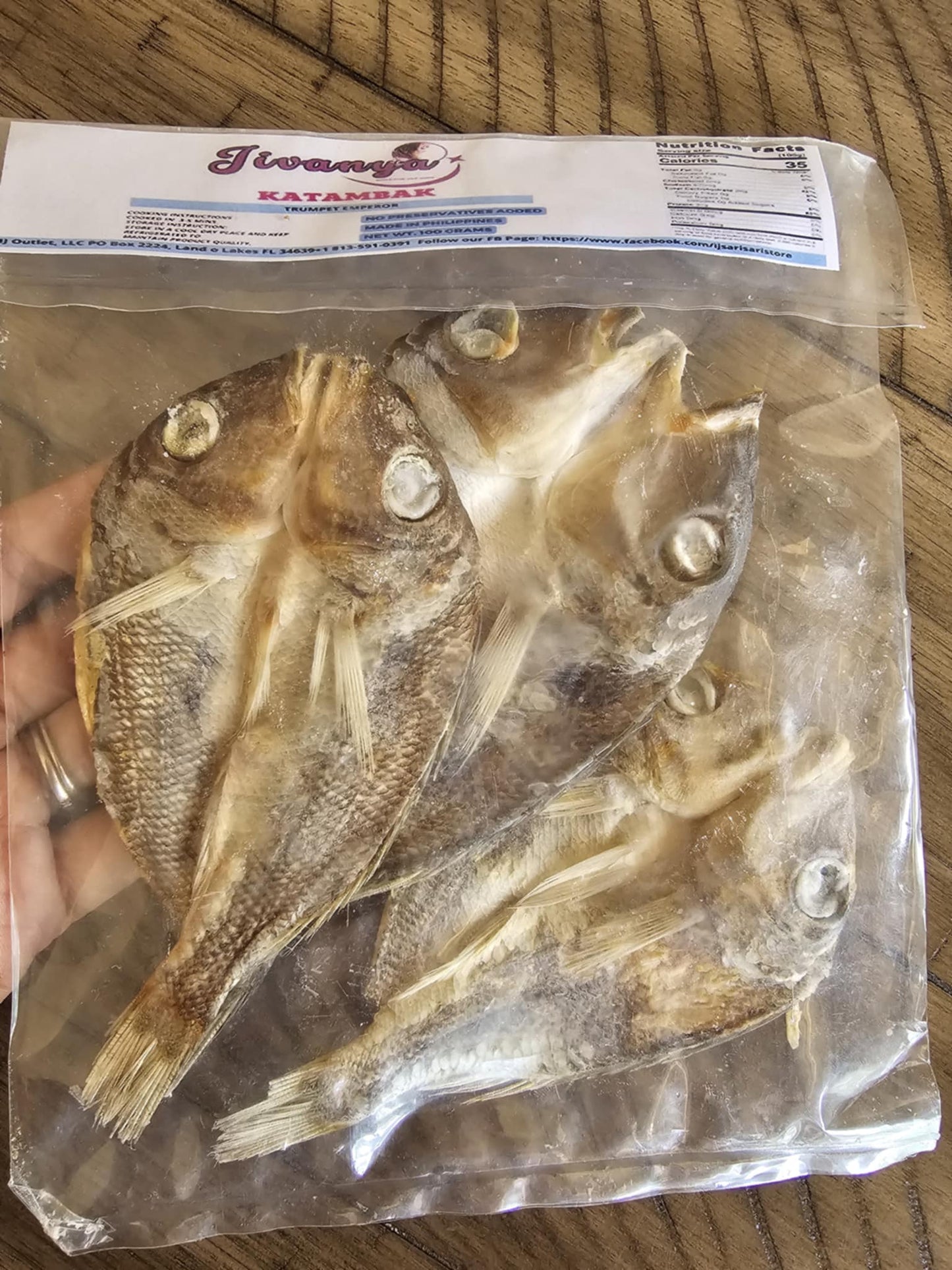 Jivanya Dried Katambak - Trumpet Emperor - 100/250 grams - 3.5/8.8 oz