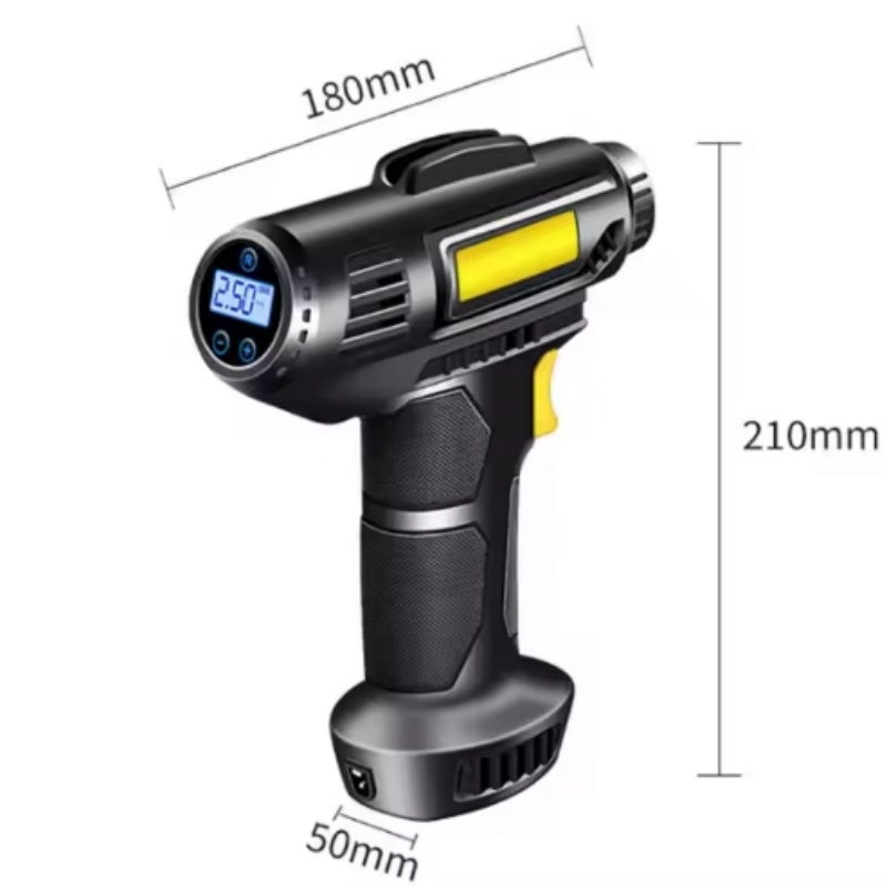 Car Tire Inflator  Wireless Intelligent Digital Display Portable Handheld Car Inflator  Bicycle