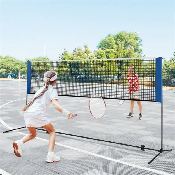 10ft Multi-Sport Net Set - Adjustable Height (33.5"-61"), Badminton/Volleyball/Pickleball/Tennis Use