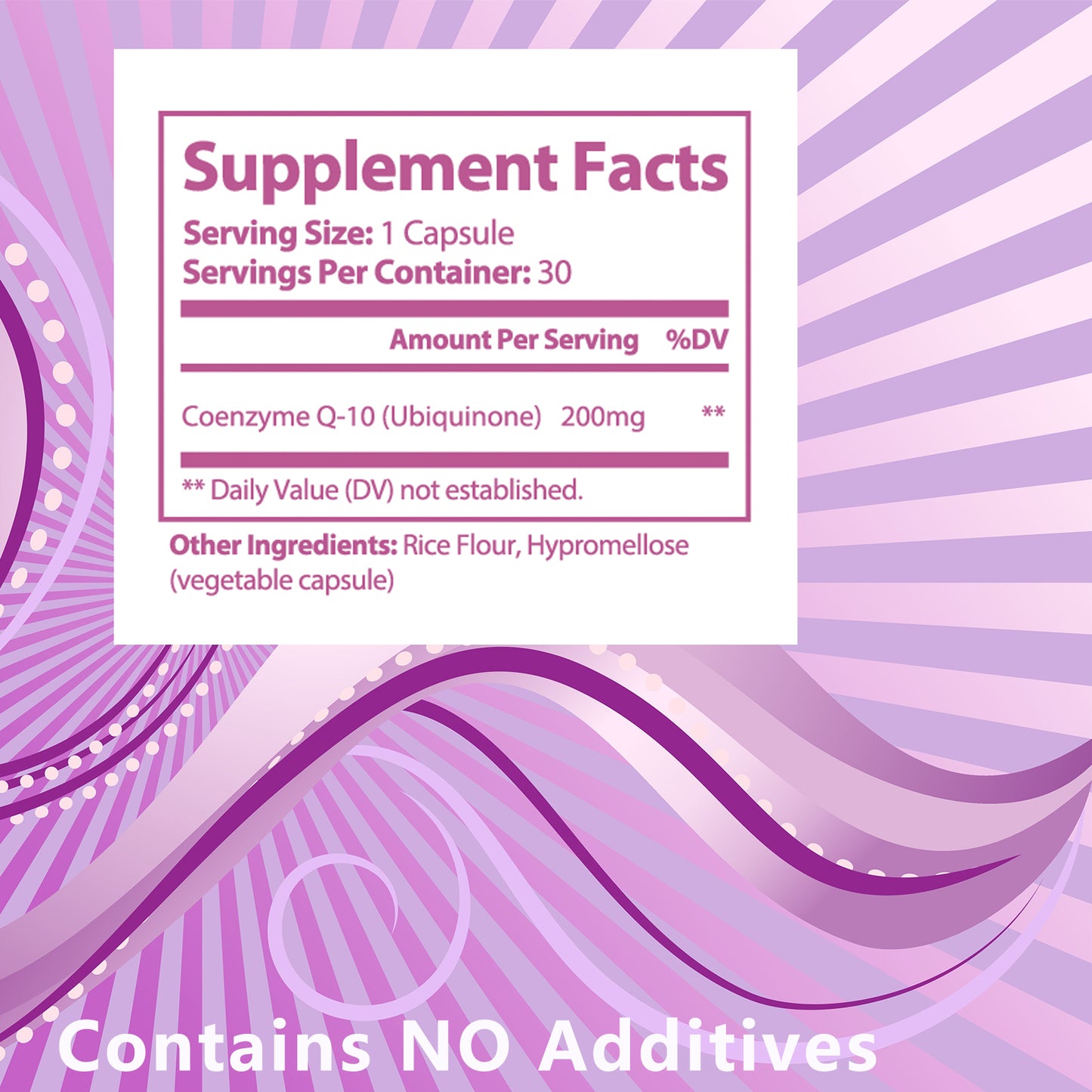 CoQ10 For Women Female Q10 Antioxidants Detox Menopause Immuse 200mg 30 Veg Non-GMO And Gluten Free Immune Supplement
