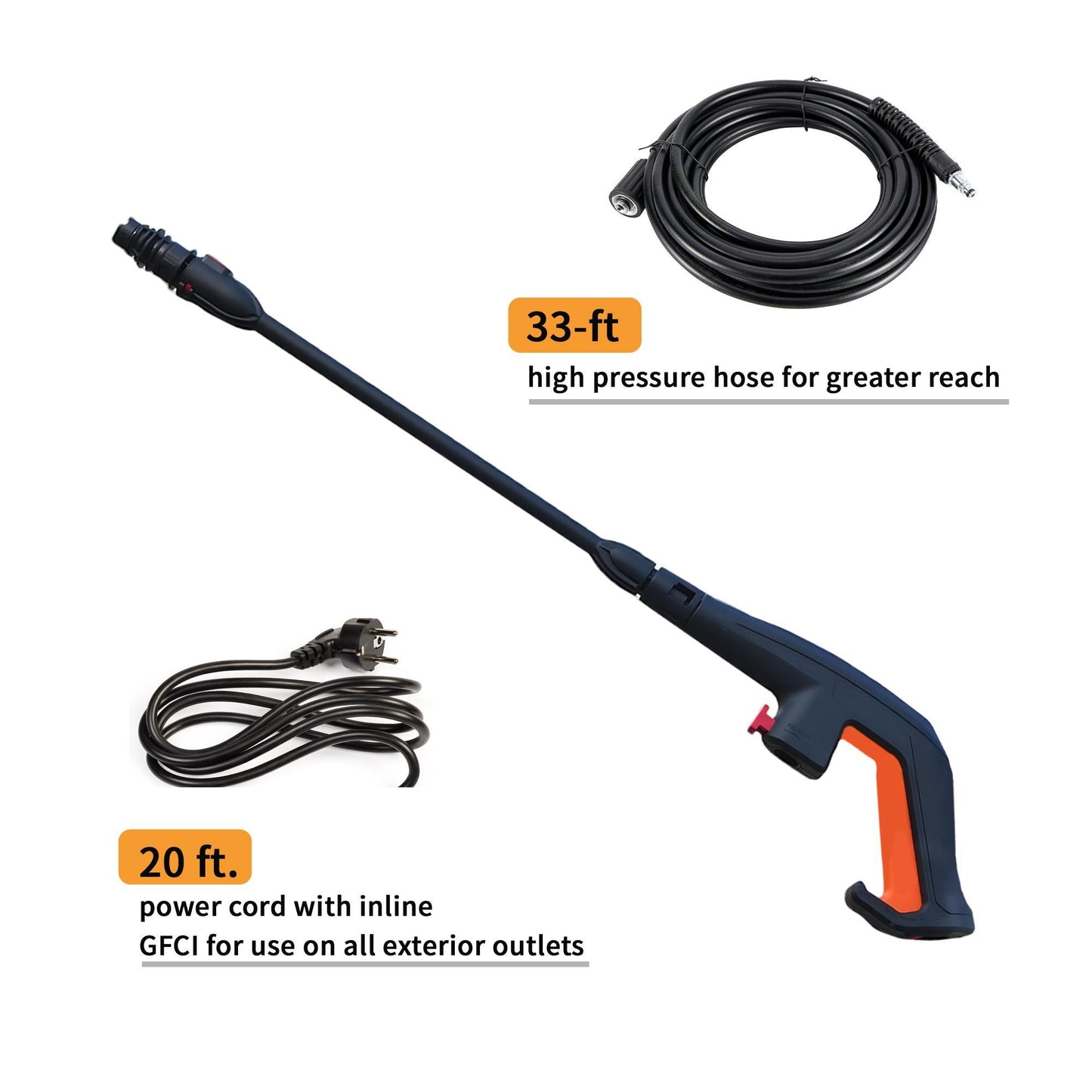 High-performance High-pressure Cleaner For Cars And Building Facades - Powerful Motor, Versatile Accessories, Environmentally Friendly Design