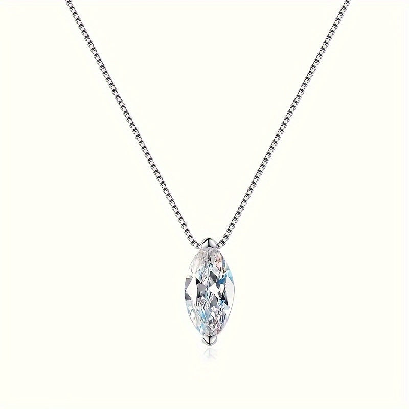 Lxalry Women's Handmade Zircon Necklace Is A Perfect Gift For Women Birthday, Anniversary, Christmas Gift, Wife Gift, Wedding Birthday, Anniversary Jewelry, Mom, Girlfriend