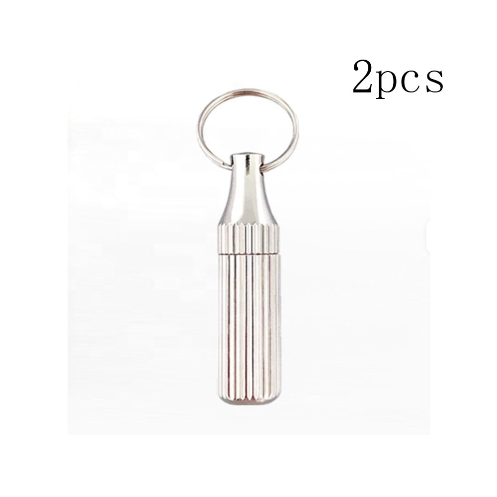 2PCS Stainless Steel Mini Pocket Knife - Leaf-Shaped Portable Capsule Knife With Keychain, Handcrafted Wooden Handle For Outdoor Camping, Fishing & Daily Use