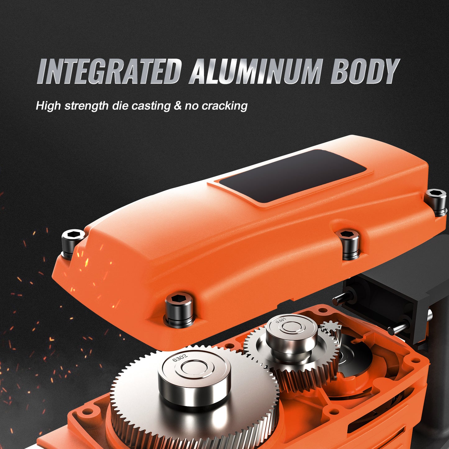 VEVOR Demolition Jack Hammer Concrete Breaker 2200W Electric Hammer 6 Chisel Bits