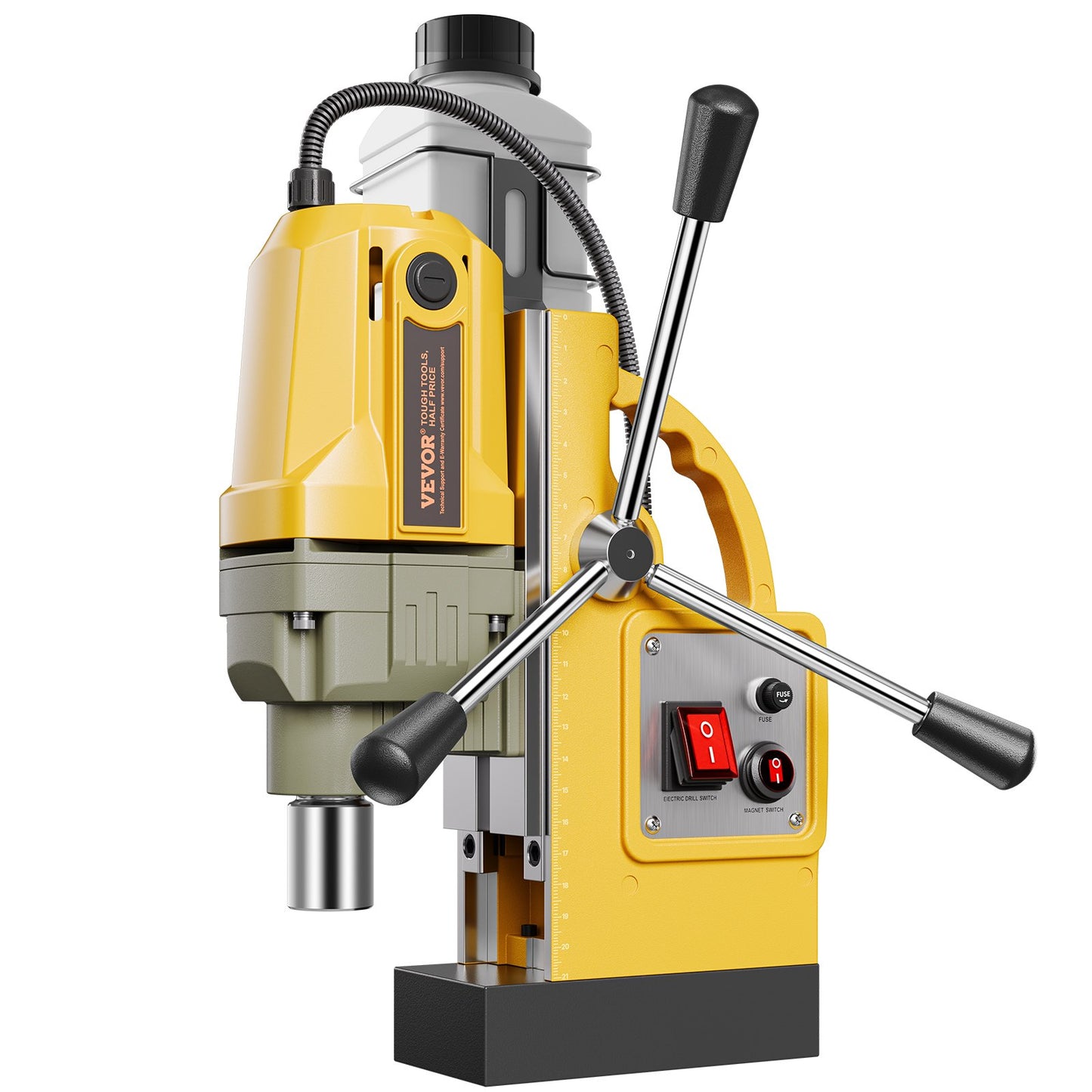 Magnetic Drill 1400W 2810 Lbf Mag Drill Press 1.6 In Boring Diameter 800 RPM