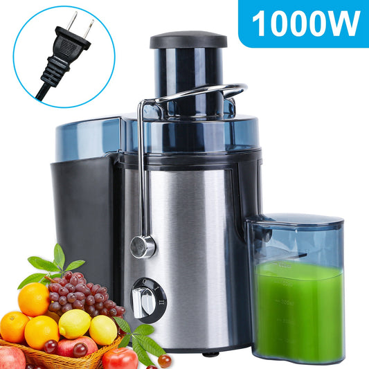 1Pc Centrifugal Juicer Juice Extractor With 2 Speeds 2.6in Wide Feed Chute 17Oz Juicer Cup 54Oz Pulp Collector Electric Juicer For Fruits Vegetables Multifunctional