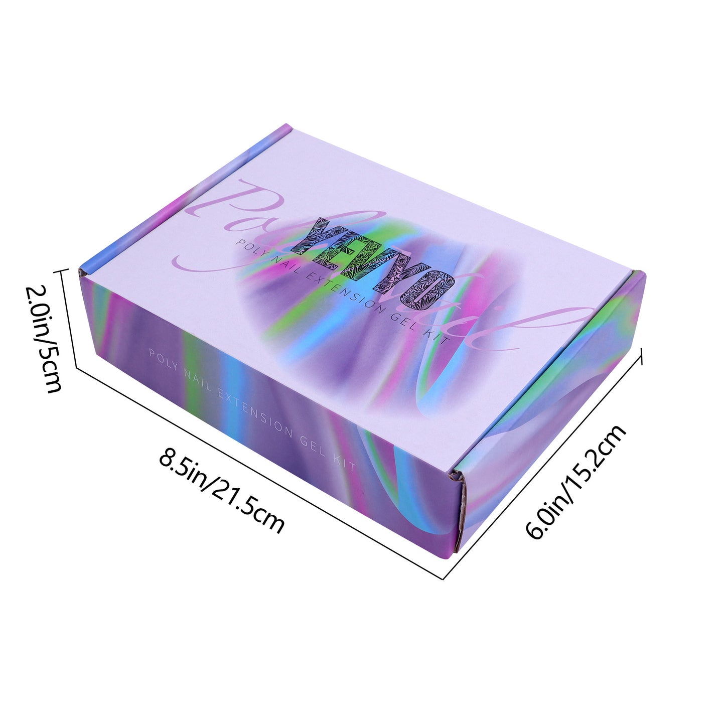 Poly Gel Nail Kit, Poly Nail Gel Kit With UV Lamp For Beginners With Everything, Gel Extension Nail Kit With Slip Solution