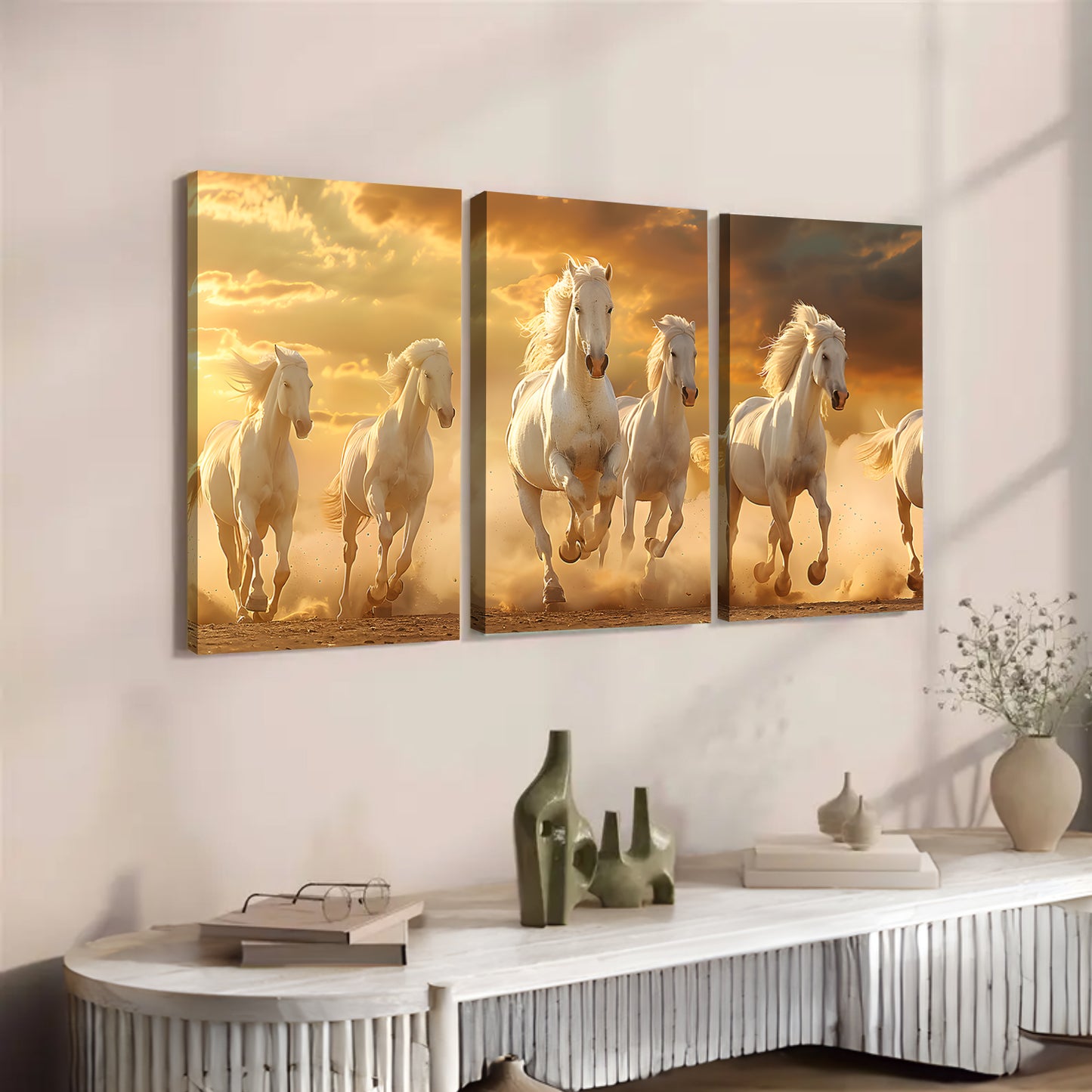 POD Customization - Modern Art Trilogy -Living Room Decoration