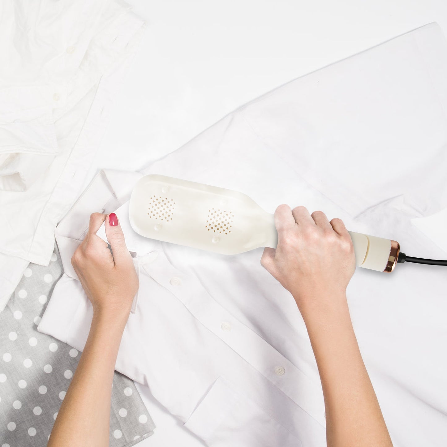 1Set Steam Iron Press 3 In 1 Travel Steamer For Clothes With 180 Degree Flip Head Portable Handheld Flat Iron 1000W Wrinkles Remover Wet And Dry Ironing Garment Steamer 20S Fast Heat Up