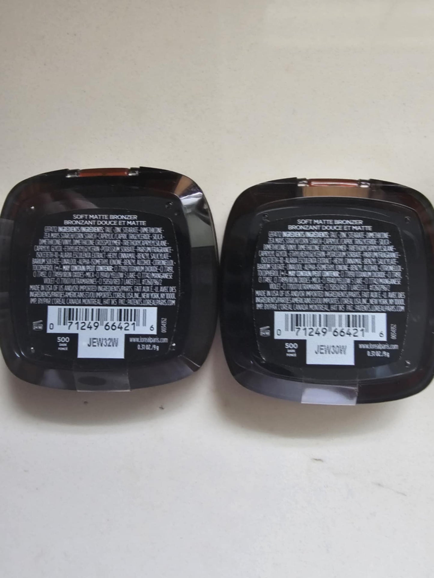 Infallible UP TO 24h Fresh Wear Bronzer Bronzante Soft Matte Finish 2pcs