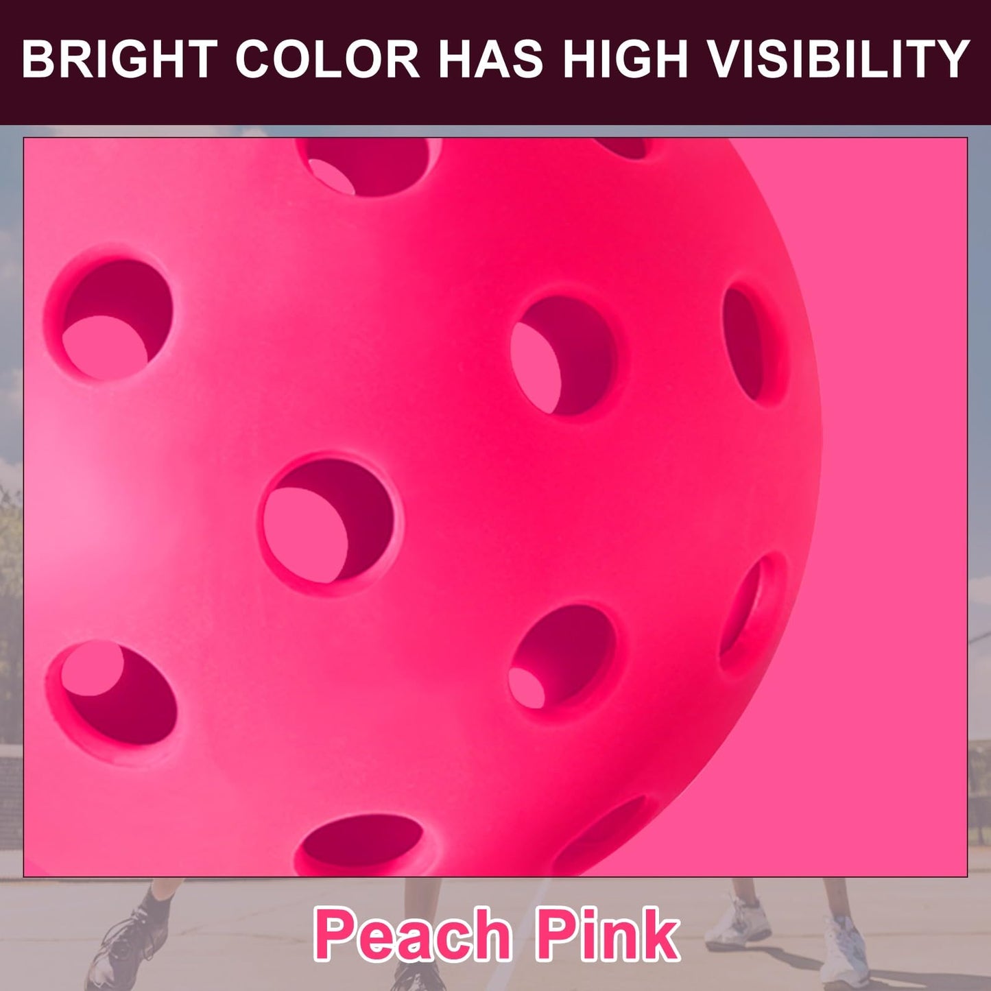 N Pickleball Balls, Outdoor Pickleball Balls 40 Holes Pickleballs For Sport Outdoor Play Elasticity And Sturdy Pickleballs For USAPA Approved Ideal For Beginners And Professional Clearance