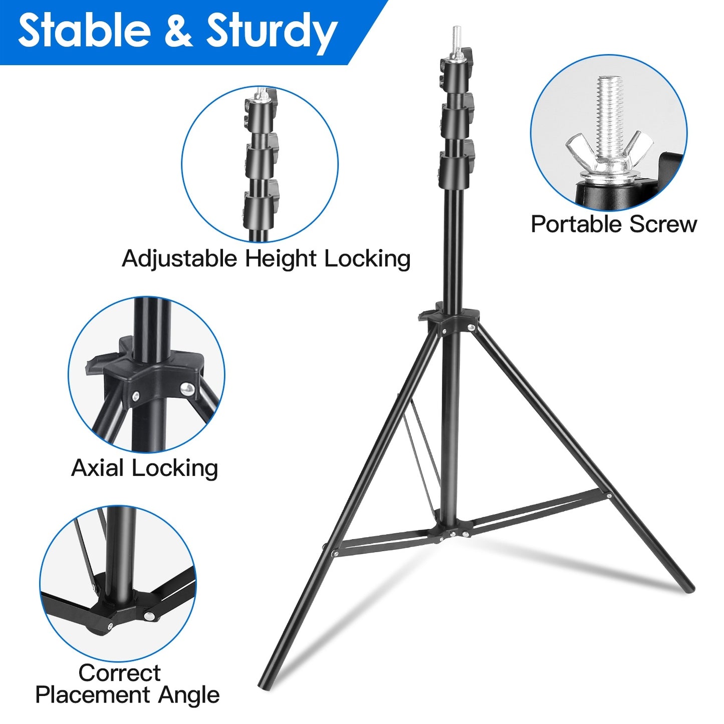 1Set 6.5x8.5FT T Shape Photo Video Backdrop Stand Heavy Duty Background Stand Adjustable Photography Backdrop Stand With 6 Spring Clamps Sandbag Carry Bag For Studio Party Wedding