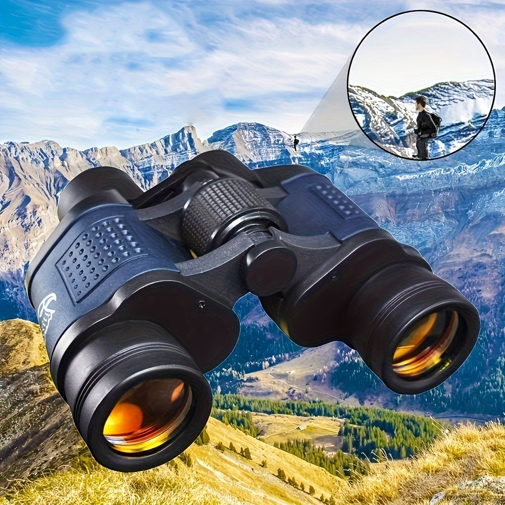 Binoculars For Adults High Power,60x60 With Low Light Night Vision Waterproof Binoculars Watching Outdoor Sports Concerts Binoculars For Bird Watching Professional