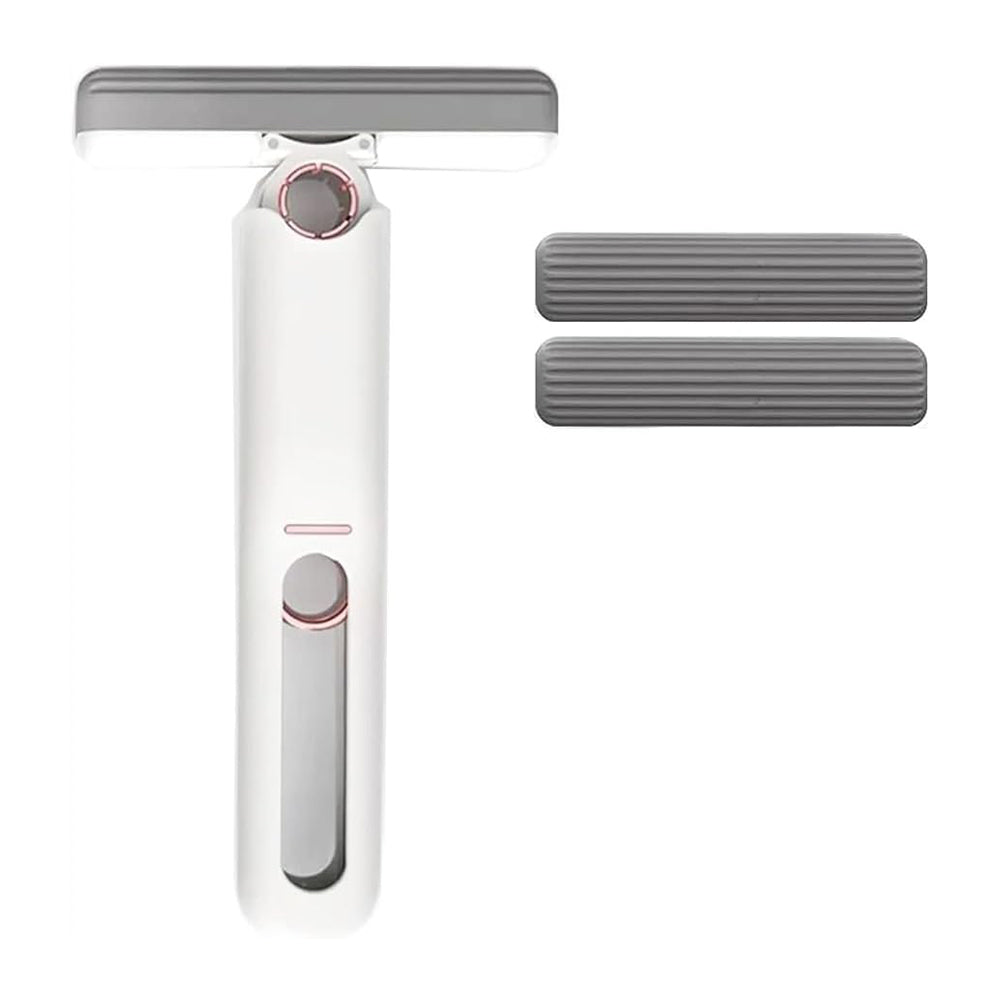 1pc2Mop Head,Hand-Washable Desktop Cleaning Mini Mop, Portable Self-Squeeze Mini Mop,  For Quick Cleaning Of Bathrooms, Kitchens