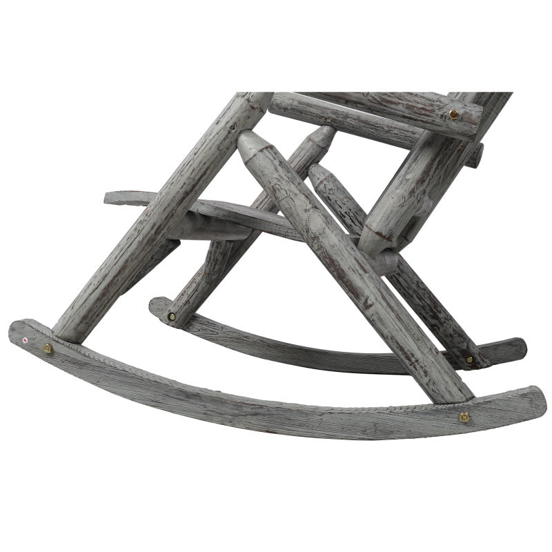 Wooden Porch Rocking Chair, Durable Wooden Porch Rocking Chair, Cedar Rocking Chair
