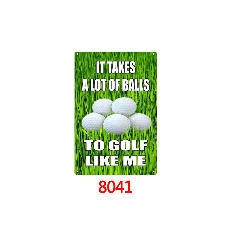 Tin Painting Bar Clothing Store Home Wall Decoration