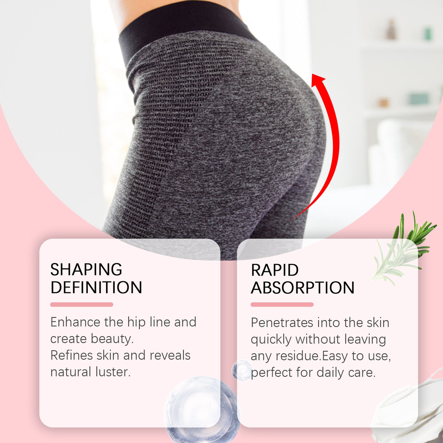 Oceaura Butt Care Cream Body Butt Care Massage Skin Care Moisturizing Cream