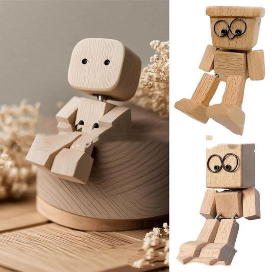 Handmade Puppet Decoration With Shaking Feet