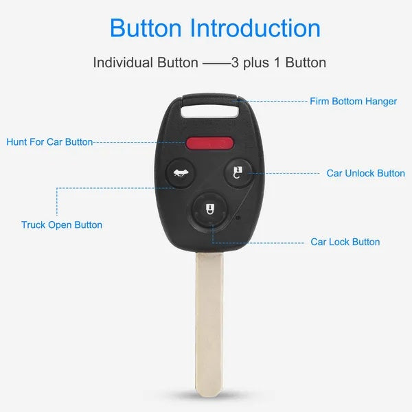 Fit For  Accord 2003-2007 Remote Keyless Entry Shell Button Car
